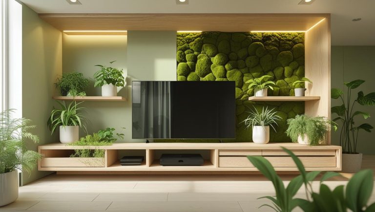 TV unit_ Biophilic Design_ Bringing Nature Indoors-4