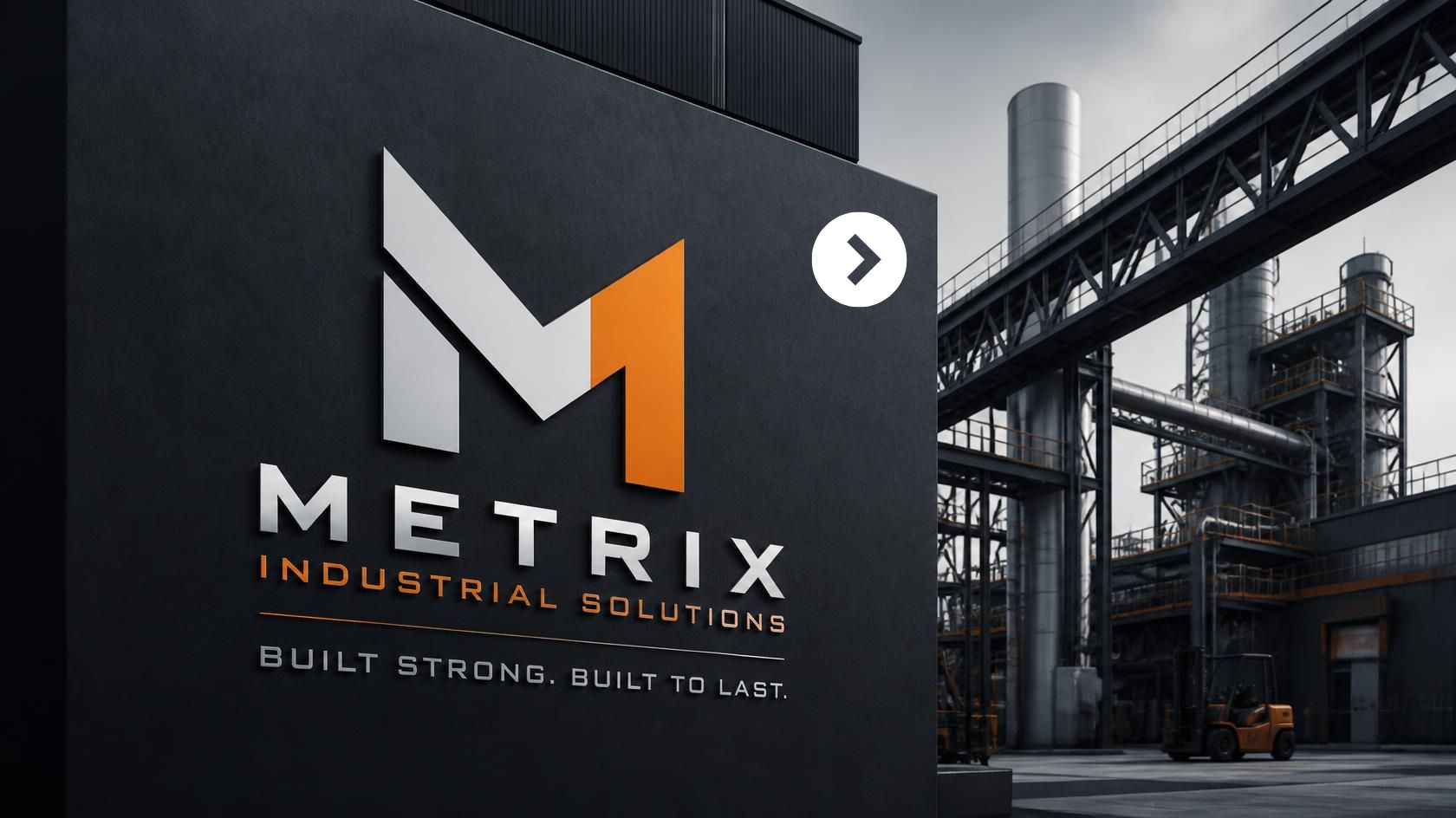 Industrial logo design concept