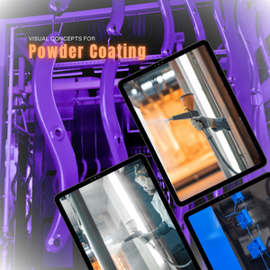 Powder coating visual concept